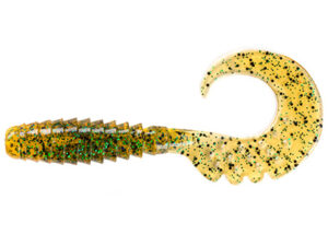 FishUp Fancy Grub 2.5cm #036 Caramel Green & Black