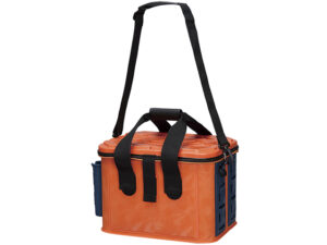 Geanta pescuit Prox VC216360 pliabila EVA impermeabila orange 42x28x27 cm cu suport lanseta si curea detasabila