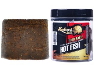 Pasta de boilies crap Select Baits Hot Fish Monster Crab Black Pepper Oil 400g
