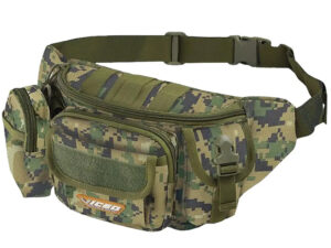 Borseta pescuit Prox VC102BG Digi-Camo verde, 37x10x15cm, buzunare multiple, husa detasabila