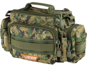 Geanta pescuit Prox Inc. VC101G Digi-Camo Green, talie sau umar, 30x12x17cm, compatibila Meiho VS3010ND
