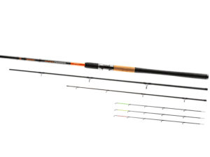 Lanseta feeder Brain Apex Feeder 4.2m 180g, 3 varfuri, actiune fast, 3 segmente