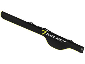 Husa lanseta semi rigida Select 115cm negru cu spatiu mulineta, nylon rezistent, curea reglabila, baza intarita