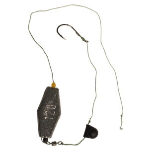 Montură somn Arrow Int. cu plumb hexagonal 100g, fir textil 0,35mm, cârlig 2/0, zornăitoare