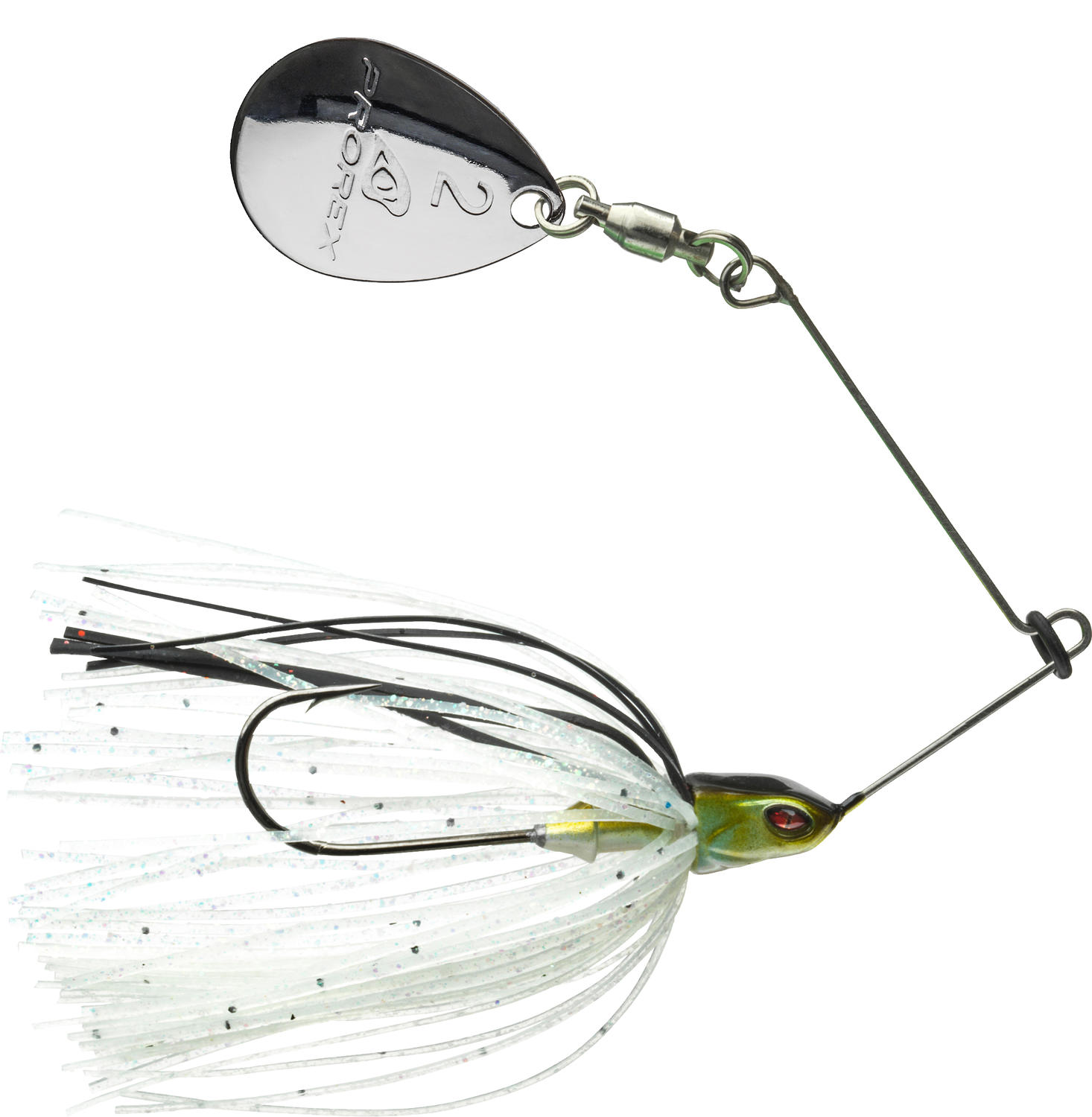 Spinnerbait micro Daiwa Prorex 3,5g Pearl Ayu pentru pescuit la răpitor, nalucă hard spinning