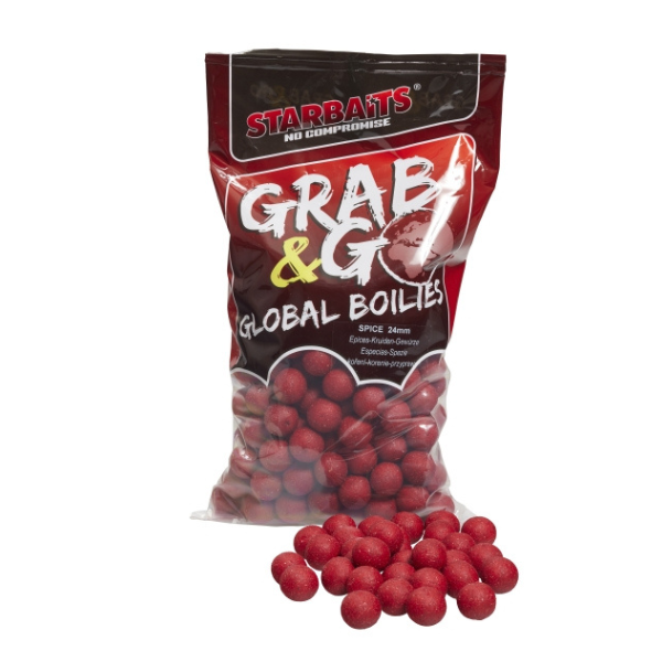 Boilies Starbaits G&G Spice 24mm 2,5kg nadă crap ready-made