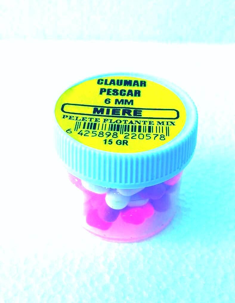 Pelete flotante carlig Arrow Int. 6mm 15g aroma miere multicolor