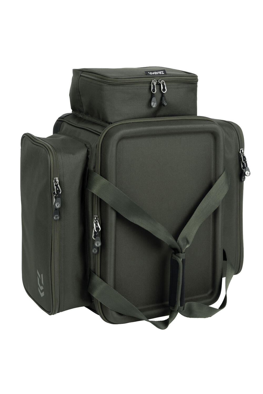 Rucsac pescuit Daiwa IS Low Level 53x50x27cm, poliester 600D, baza PVC, buzunare multiple, capac dur