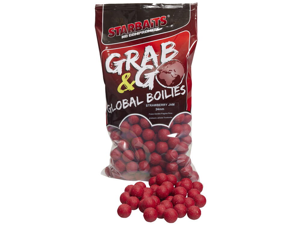 Boilies Starbaits G&G Strawberry Jam 24mm 2,5kg nade crap