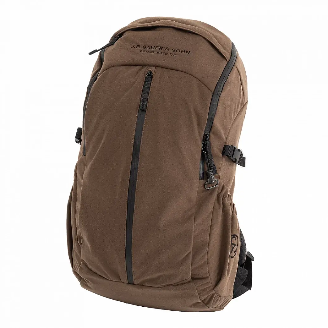 Rucsac vanatoare Sauer Classic brown 35L impermeabil, buzunare multiple, material silentios