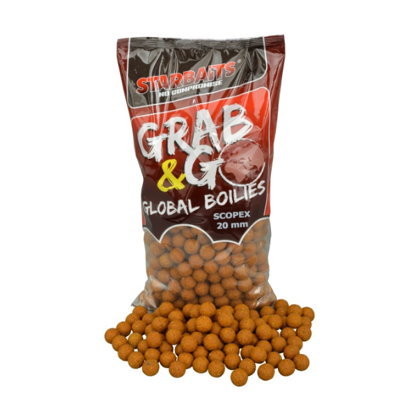Boilies Starbaits Grab&Go Scopex 24mm 2,5kg nadă crap ready-made
