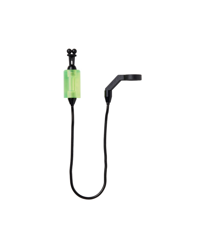 Hanger midi pentru crap Prologic K1, indicator verde, cablu inox 20cm