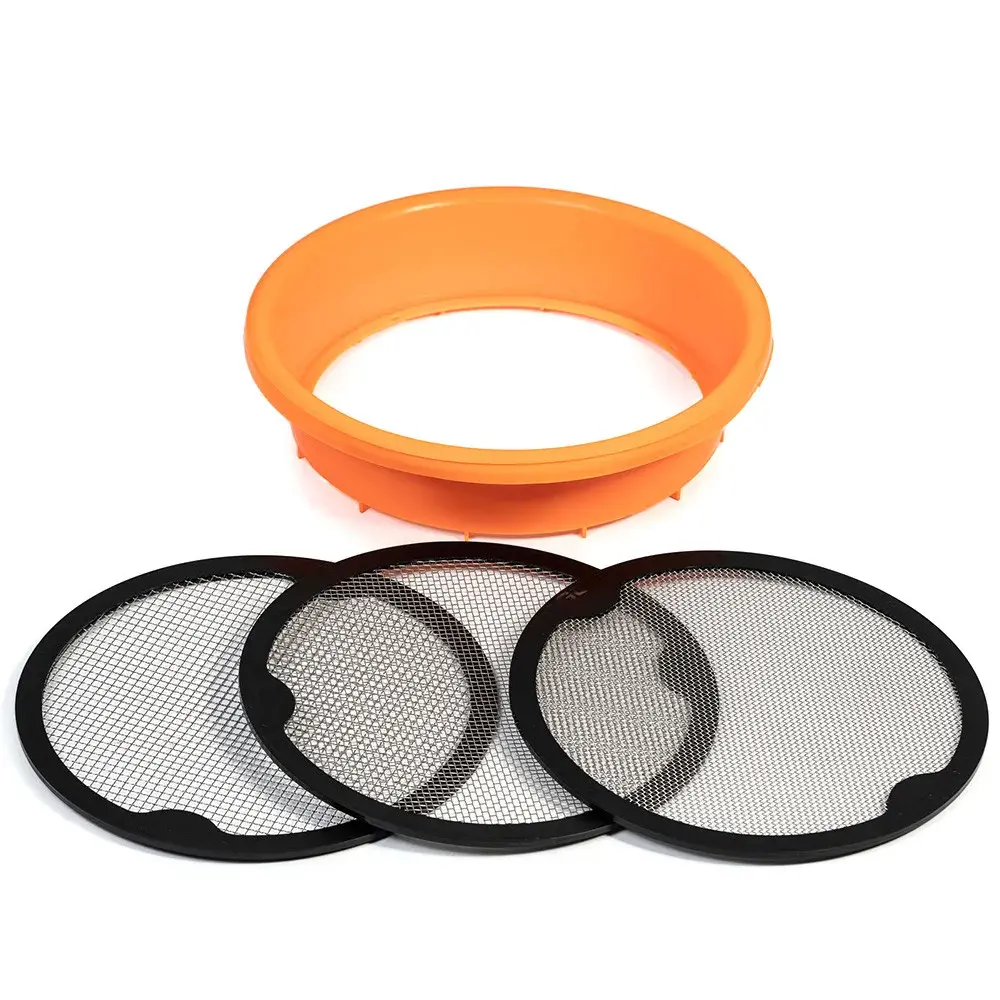 Set site nadire Korda Guru Multi Riddle, 3mm 4mm 6mm, inox, compatibil găleți 17L