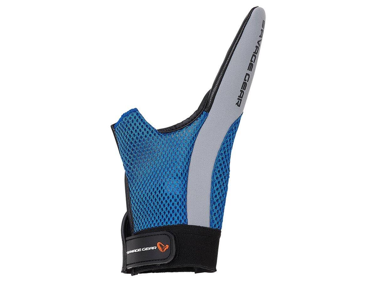 Manusa degetar casting Savage Gear Sea Blue marime universala neopren ajustabil