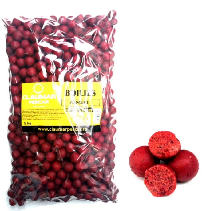 Boilies tari Arrow Int. Birdfood aroma căpșuni 20mm 5kg