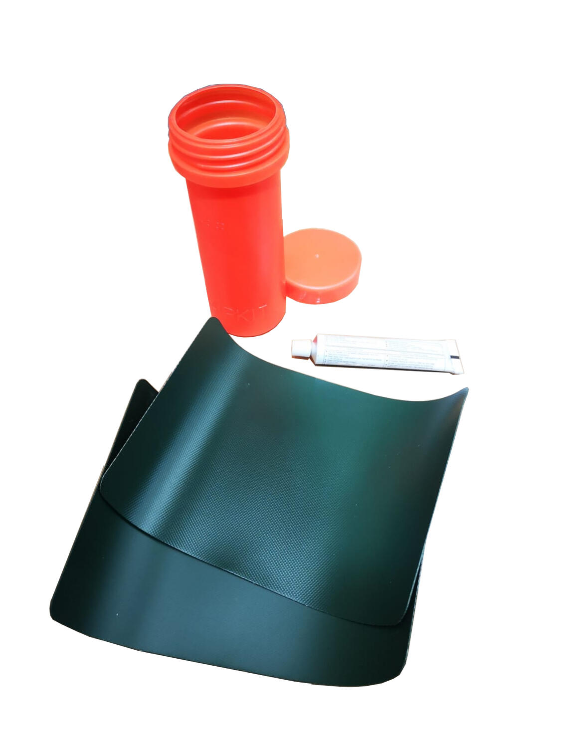 Kit reparatii barci PVC Allroundmarin verde cu 2 petice si adeziv