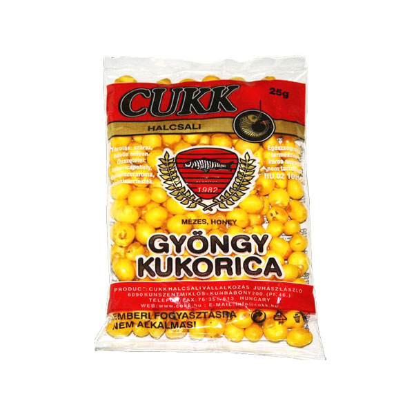 Porumb expandat cu miere Cukk 25g momeală pescuit nadă semințe preparate