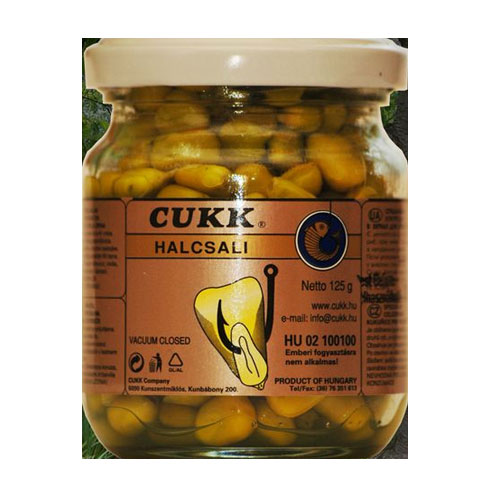 Porumb pentru pescuit Cukk Bradis 220ml borcan, nada si momeala, seminte preparate rezistente pe carlig