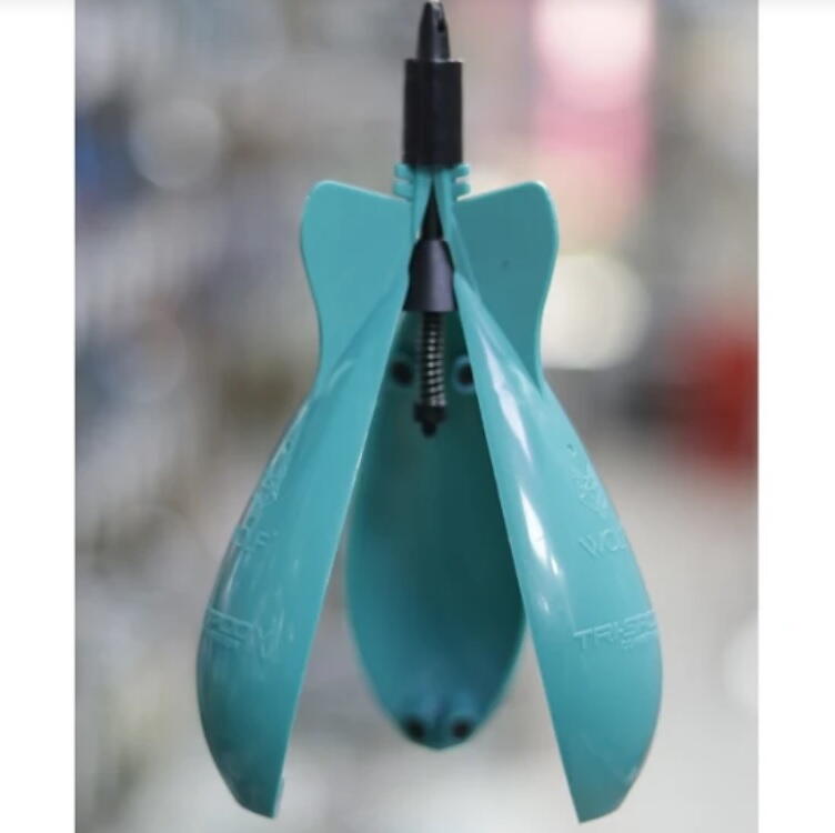 Rachetă nadire crap Arrow Int. Wolf Tri-Spod X Competition turcoaz, 42g, eliberare magnetică