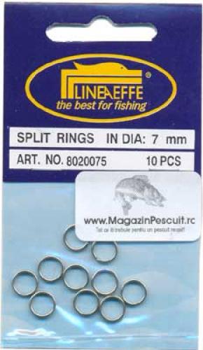 Inel despicat Lineaeffe 6mm set 10 bucăți pentru monturi somn