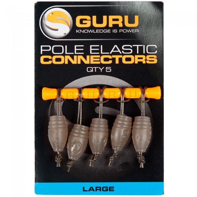 Conector elastic pescuit Guru Mar.L, set 5 bucăți