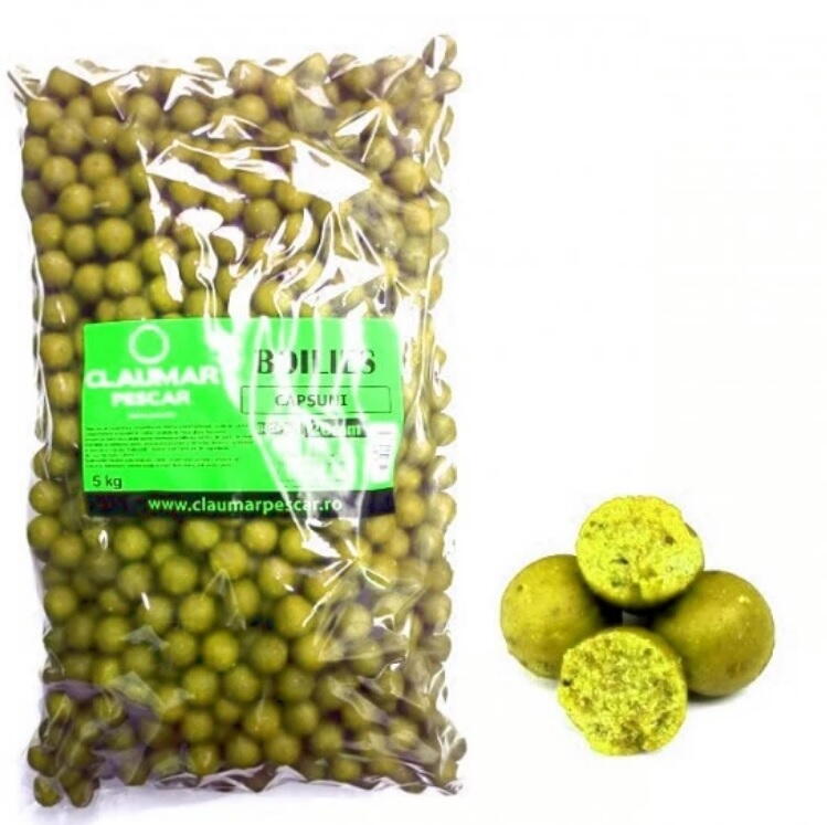 Boilies tari Arrow Int. Claumar Birdfood aroma porumb dulce 20mm 5kg galben