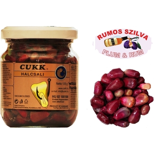 Porumb aromat Cukk prună și rom 220ml nadă pescuit semințe conservate