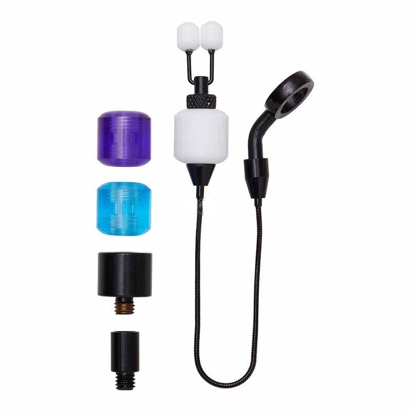 Hanger indicator pescuit crap Prologic K1 Mini kit 4 culori, lanț oțel, greutăți suplimentare