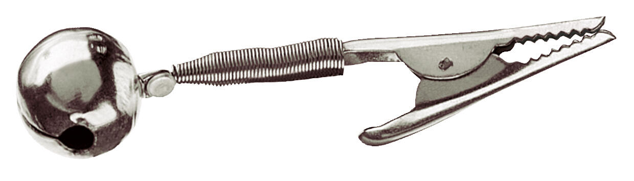 Clopotel metalic pescuit Cormoran cu cleste crocodil semnalizare prezentare