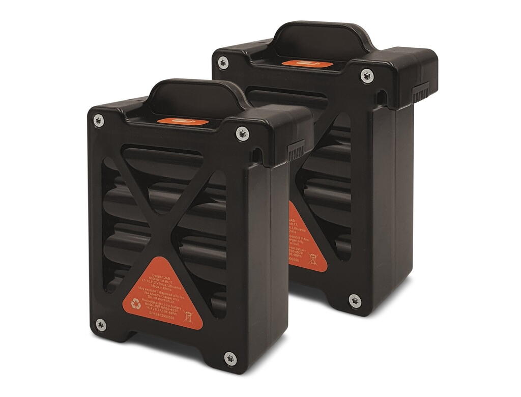 Set acumulatori Li-Ion Deeper Quest Bait Boat 2 buc autonomie 7 ore