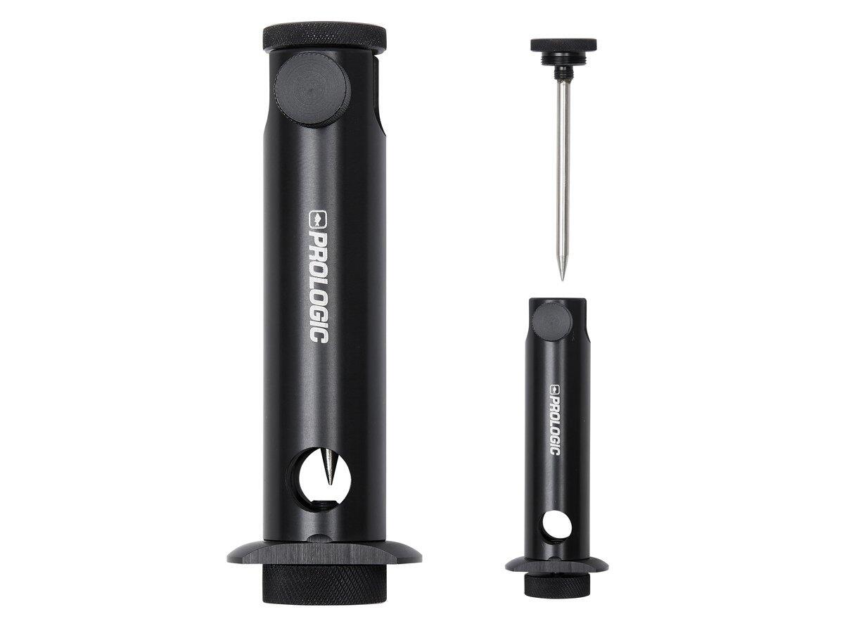 Stabilizator suport pescuit Prologic Avenger Stable Stand, aluminiu anodizat negru, șuruburi de precizie