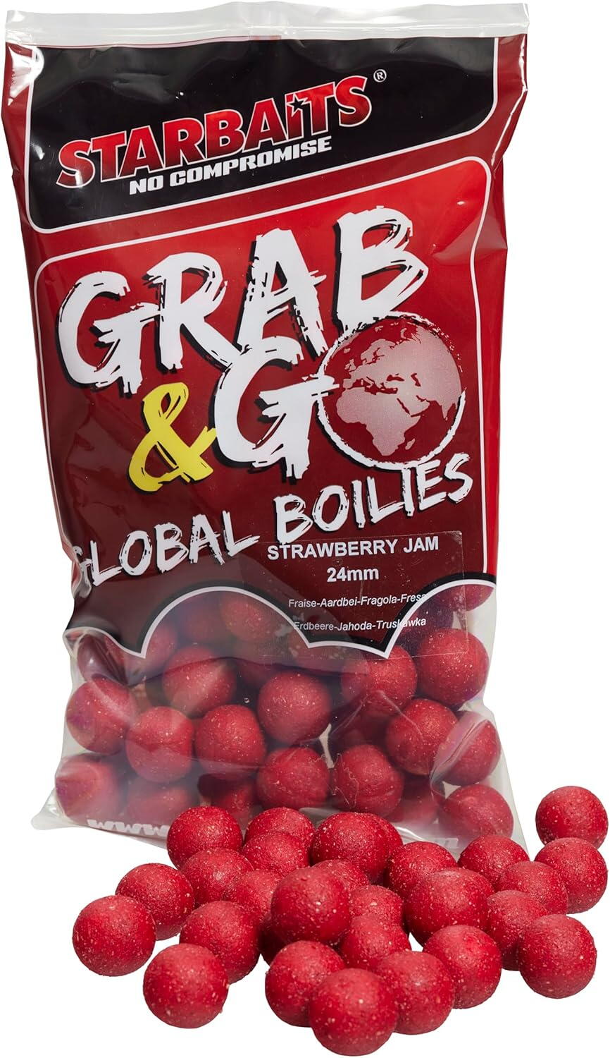 Boilies crap Starbaits G&G Global 24mm 1kg aroma Strawberry Jam