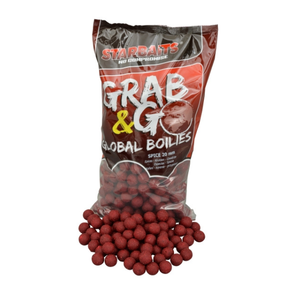Boilies Starbaits G&G Spice 20mm 2,5kg pentru pescuit la crap