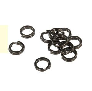 Inele despicate Dam Madcat 12mm rezistență 68kg oțel inoxidabil, set 16 bucăți pentru monturi somn