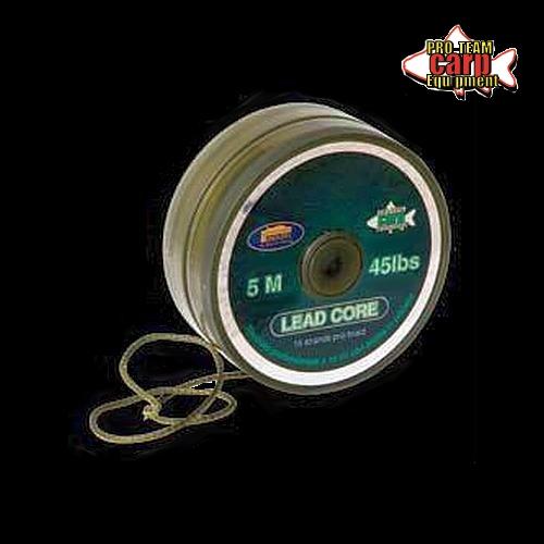 Fir leadcore crap Lineaeffe Pro Team 5m 45lbs, textil cu insertie plumb pentru monturi