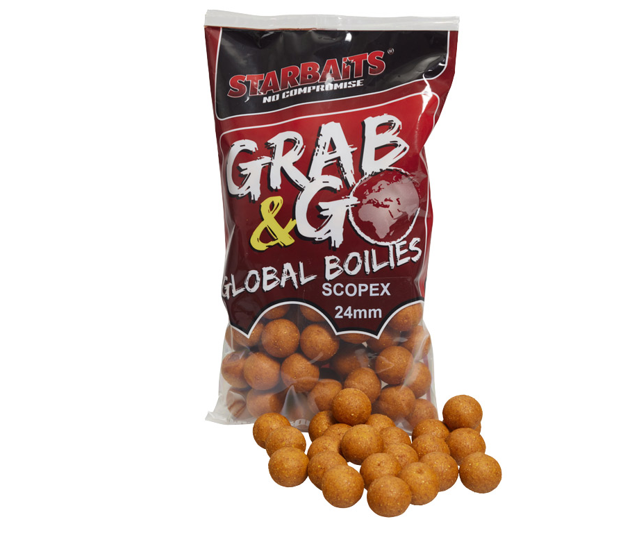 Boilies Starbaits G&G Global Scopex 24mm 1kg pentru pescuit la crap