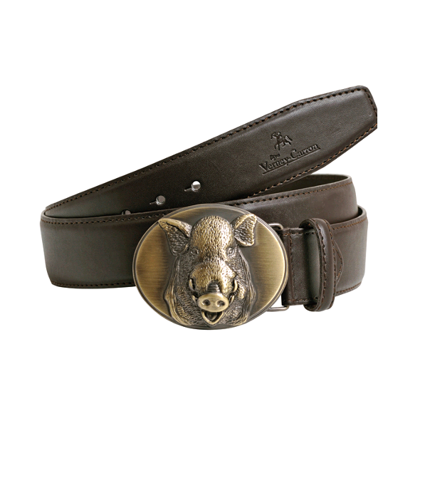 Curea piele maro Verney-carron