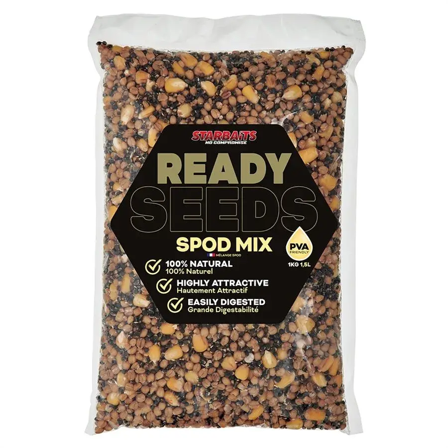 Semințe mix spod gata de utilizare Starbaits Ready Seeds 1kg pentru pescuit la crap