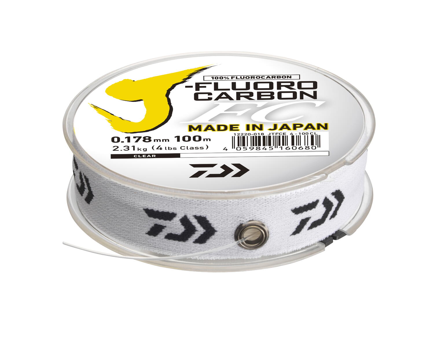 Fir fluorocarbon pescuit Daiwa J-Fluorocarbon 0,18mm 2,3kg 100m transparent monofilament