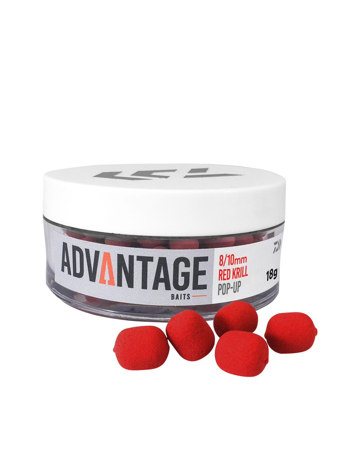 Pop-up carlig Daiwa Advantage Red Krill 6/8mm 18g