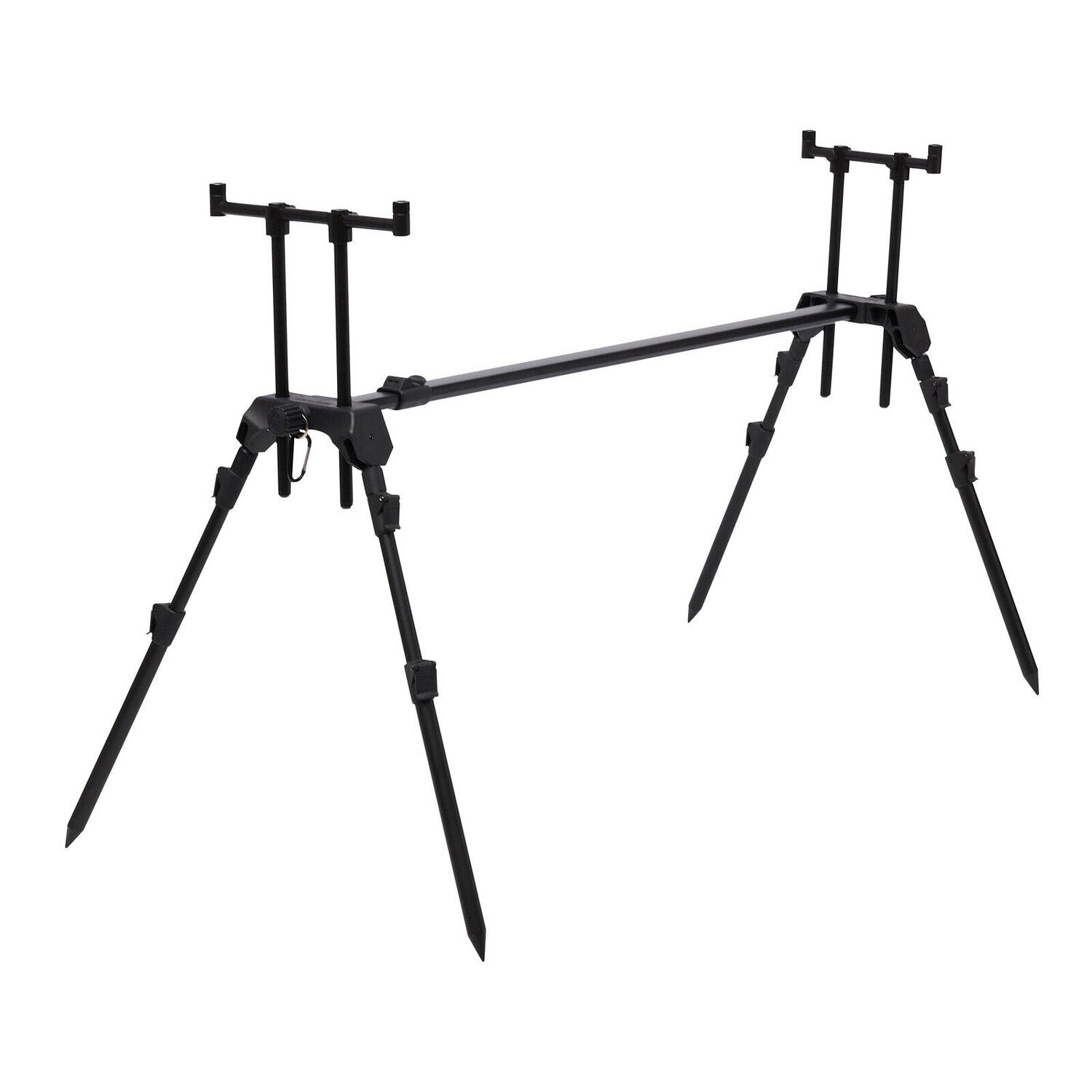Rod pod Prologic Element Q/R Compact Twin-Sky 2 suport 2 lansete, picioare reglabile, buzzer bar, husă transport