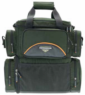 Geanta pescuit Cormoran 5004 40x29x39cm 4 cutii naluci protectie soc PVC