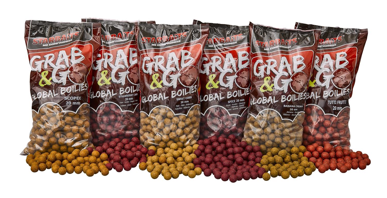 Boilies Starbaits G&G Global Sweet Corn 20mm 1kg pentru pescuit la crap