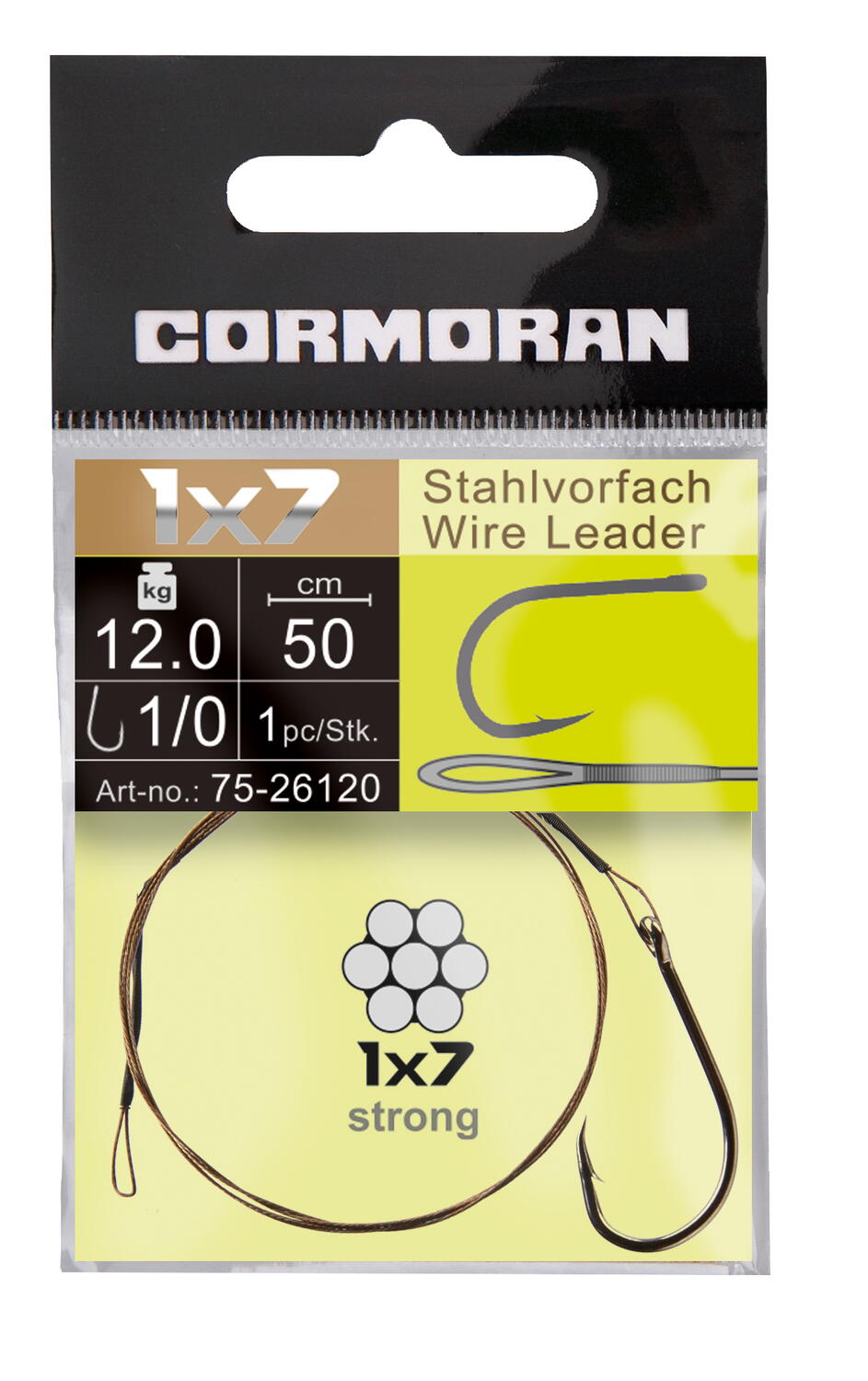 Struna 1x7 50cm/9kg 1buc/pl Cormoran