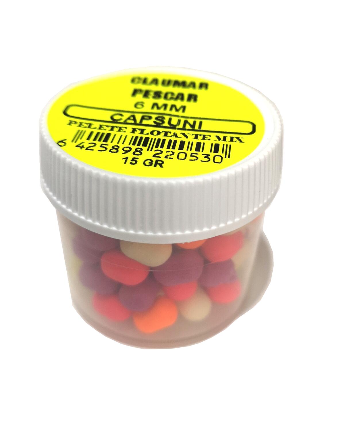 Pelete flotante cârlig Arrow Int. aromă căpșuni 6mm 15g