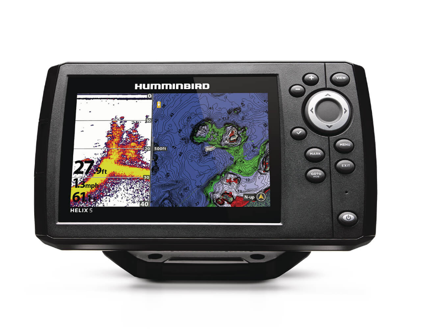 Sonar barca Humminbird Helix 5 CHIRP SI GPS G3, ecran 5 inch, sonda Dual Spectrum, AutoChart Live
