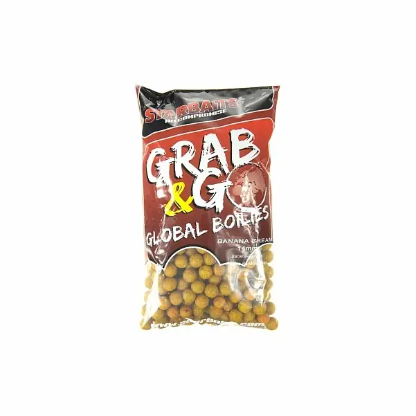 Boilies Starbaits G&G Global Banana Cream 20mm 1kg pentru pescuit la crap