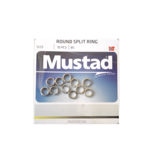 Inele despicate Mustad 4.9mm 15kg 11 bucăți monturi pescuit somn