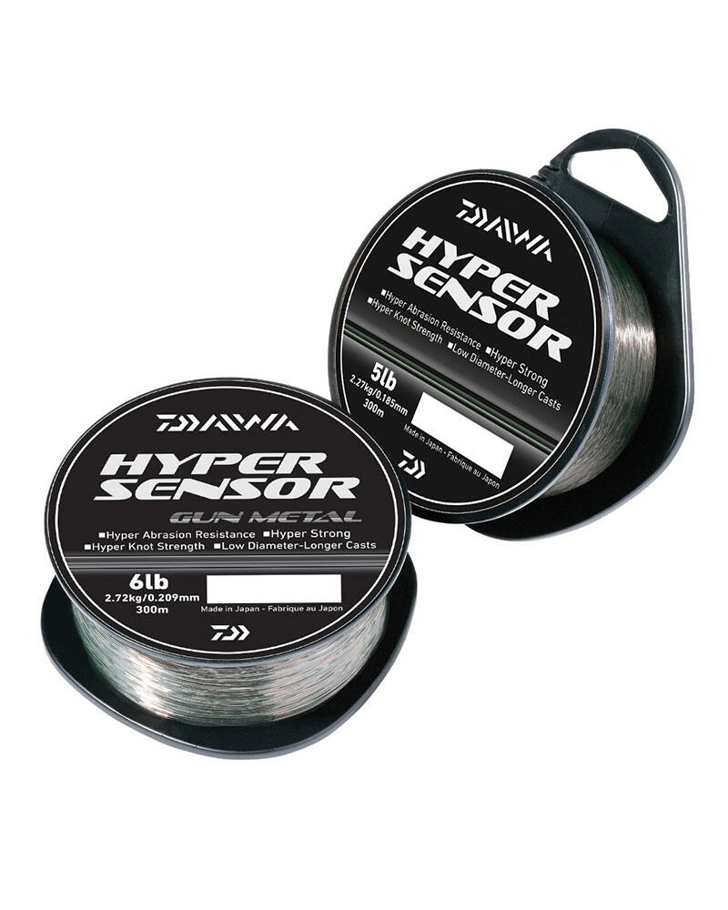 Fir monofilament crap Daiwa Hyper Sensor 0.185mm 2.27kg 300m gun metal