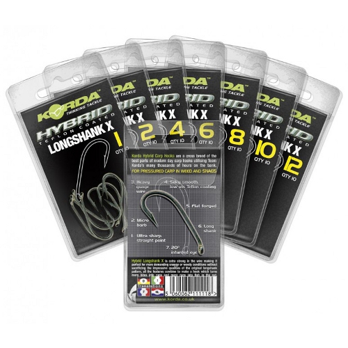 Montura crap cirlig long shank nr.6 10b/plic Korda